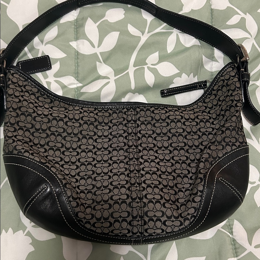 Coach signature hobo